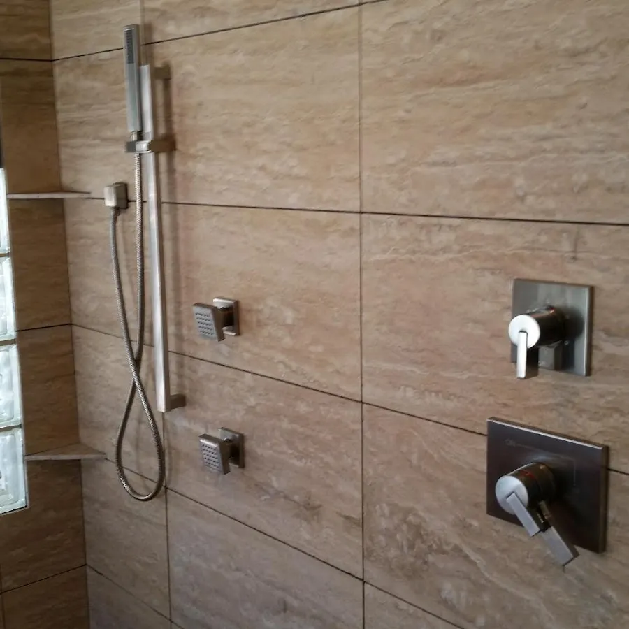 Shower fixture installation for Water Heater Replacement in Chesterfield